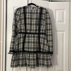 Black/White Striped Dress